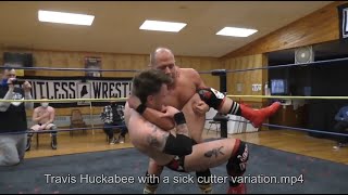 Travis Huckabee with a sick cutter variation (Get Huck'd)
