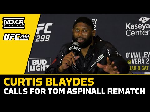 Curtis Blaydes Calls For Tom Aspinall Rematch, Says Ciryl Gane ?Missed Bus? | UFC 299