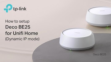 How to setup Deco BE25 Wi-Fi 7 Mesh WiFi for Unifi (Dynamic IP mode)