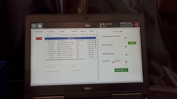 Video of Printer Label connected to Tulip.co