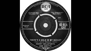 UK New Entry 1961 (219) Harry Belafonte & Odetta - There's A Hole In My Bucket