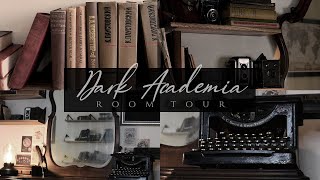 my dark academia room tour