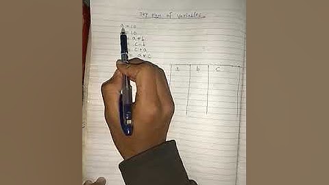 Dry run of variables in Python