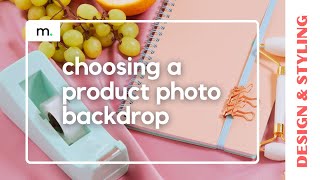 Merchkit Academy: Choosing a Product Photo Backdrop