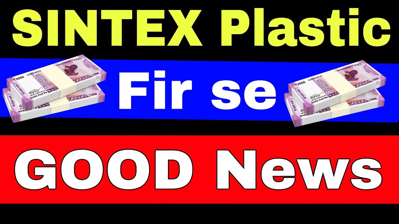 sintex plastic share latest news sintex plastic latest news