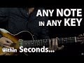 How to Find Any Chord, Any Note in Any Key Major or Minor within Seconds