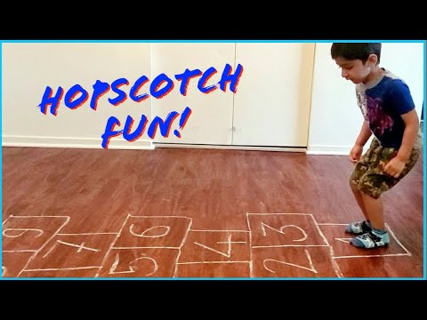 Hopscotch | Hopscotch for toddlers | Indoor Outdoor fun activity | How to play hopscotch