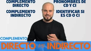 ⚠️  Cómo DIFERENCIAR el Complemento Directo ✔️ (CD) del Complemento Indirecto (CI)