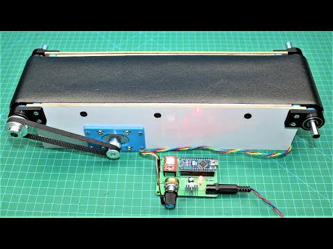 How to Make 2-Way Conveyor Belt System Using Stepper Motor & Arduino