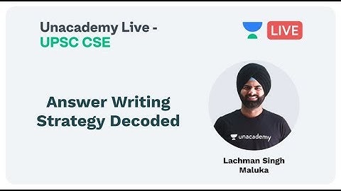 Answer writing strategy decoded | UPSC CSE | by Lachman Singh Maluka