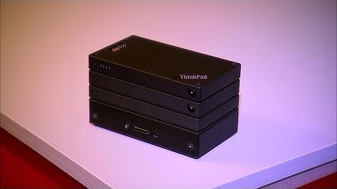 Lenovo lines up the ThinkPad Stack for modular PC accessories