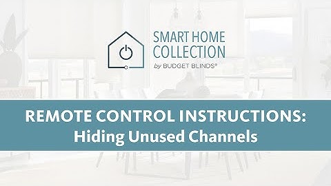 Smart Home Collection - Hiding Unused Channels