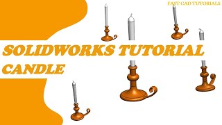 Famous How to design a Candle Holder on Solidworks | Solidworks Tutorial to make Candle Design Net Worth
