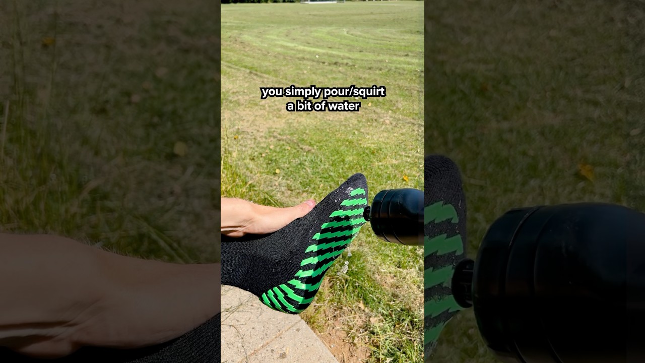 The ultimate grip sock hack 💦
