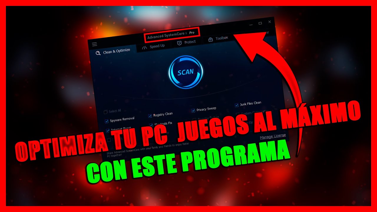 Limpiar, Acelerar y Optimizar PC, Advanced SystemCare Free