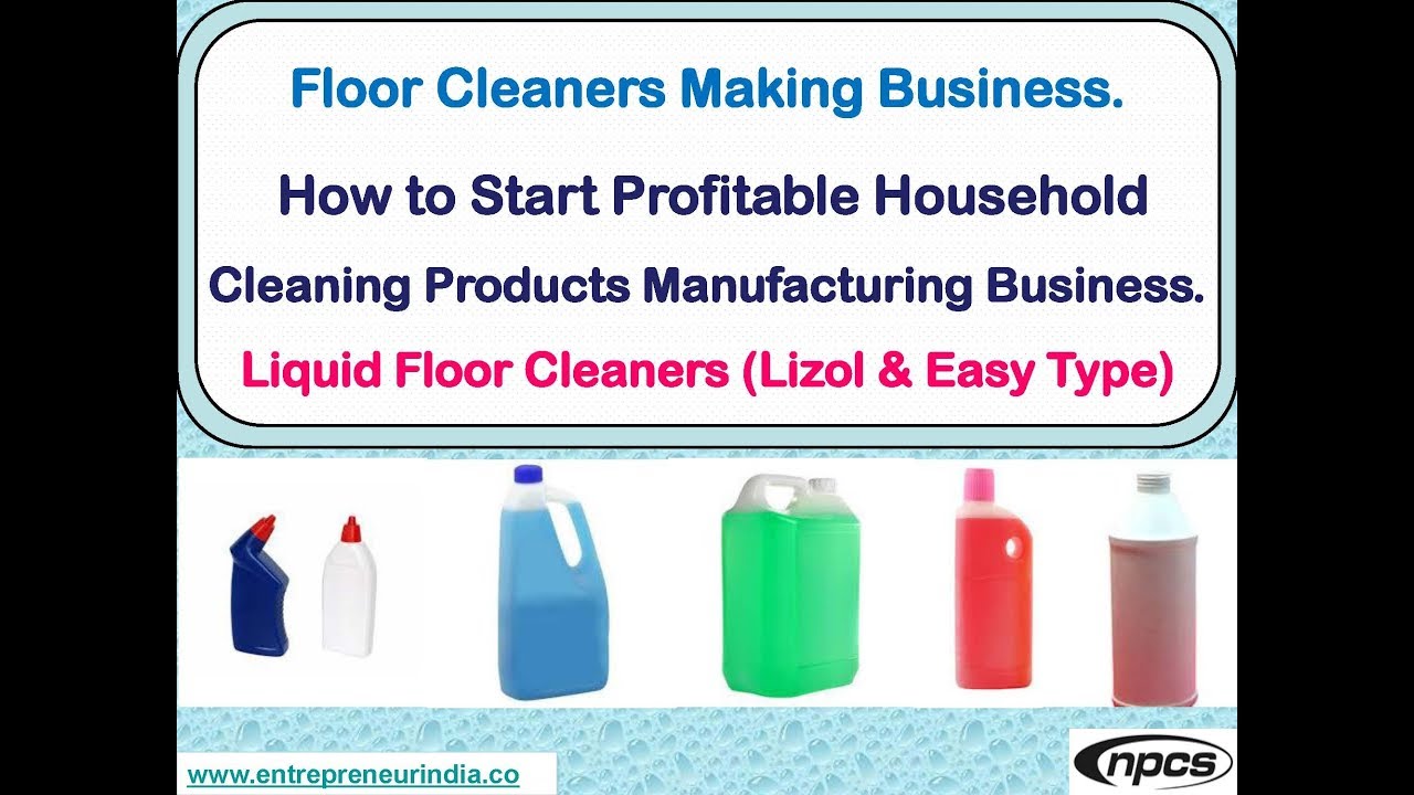 Floor Cleaners Making Business How to Start Profitable Household