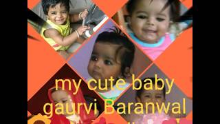 My cute baby gauravi baranwal photo ...