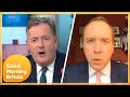 Piers Morgan Remembers the Last Time He Interviewed Matt Hancock Before the Govt Boycott | GMB