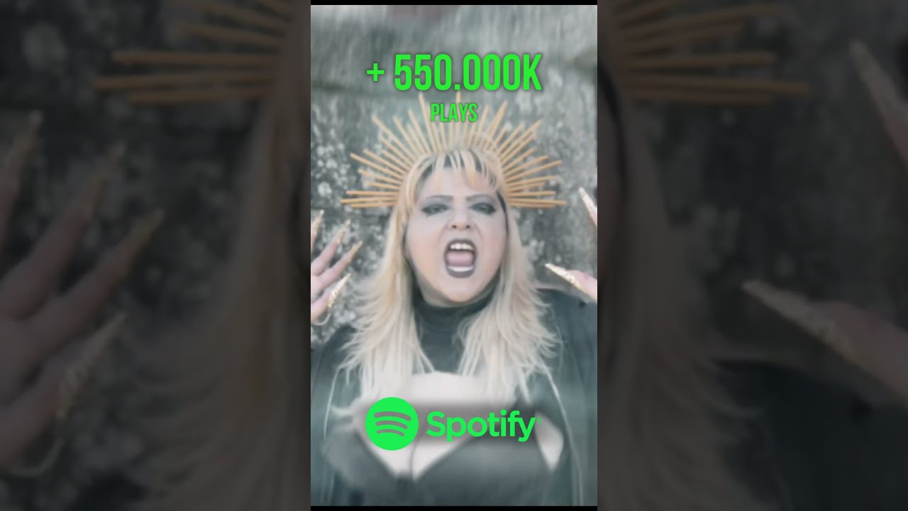 Master Dy 550k streams. metal heads, you made this happen #masterdy #MadreGoth #sexymetal #gothgirl