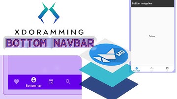 kivyMD Bottom Navigation Bar in Hindi | Explained