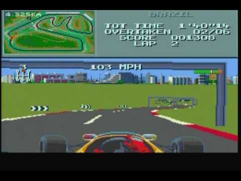 sega mega drive car games