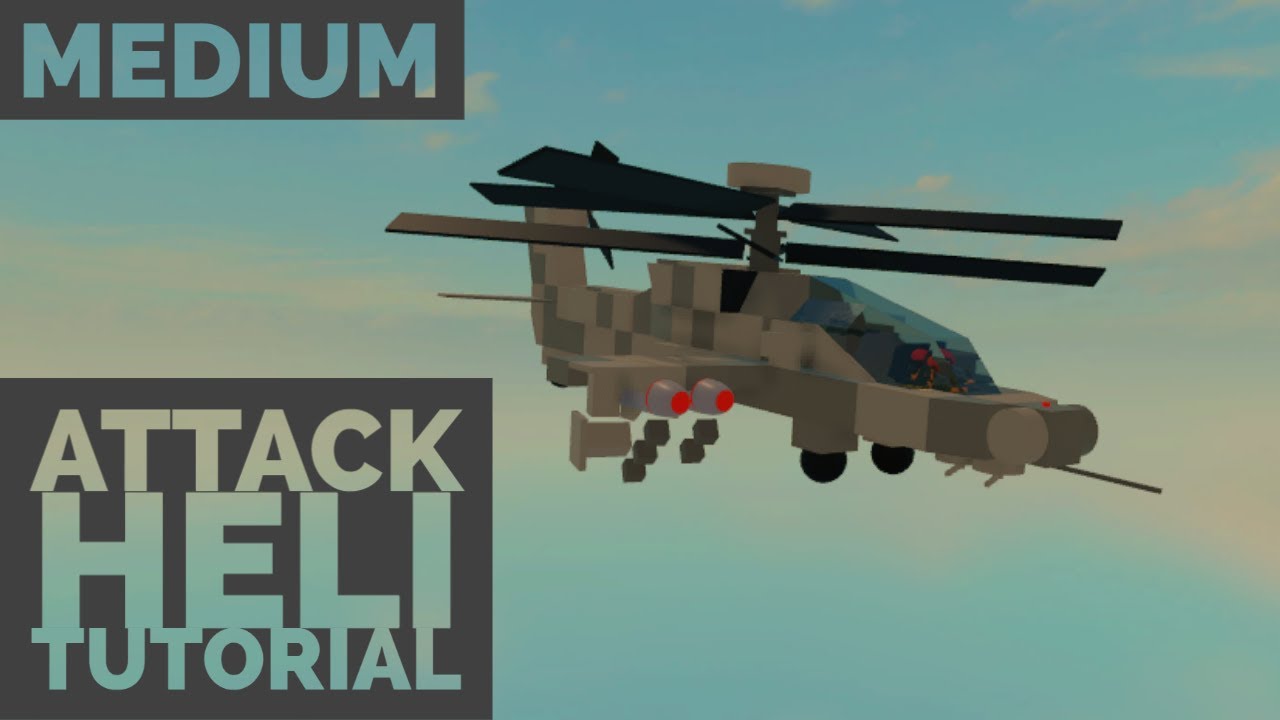 Attack Helicopter Tutorial Plane Crazy Youtube - how to build a helicopter roblox plane crazy toxeed