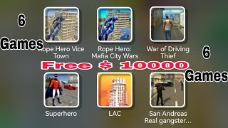 Rope hero vice town war yct games superhero los san Andreas gangster Android Mafia city . screenshot 3