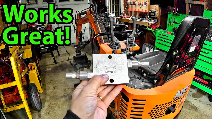Cushion Valve Install on my AGT QH12R Chinese Mini Excavator