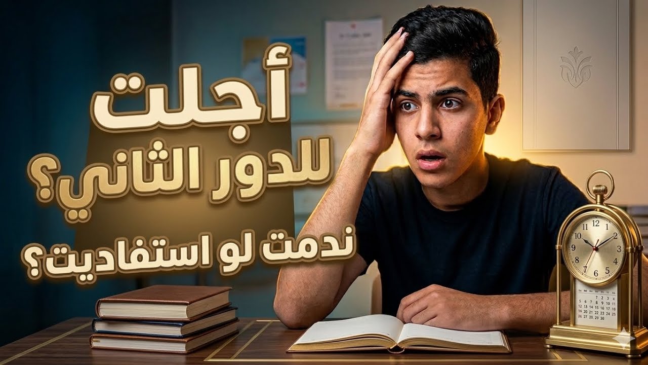 قصتي ويا التأجيل للدور الثاني وانصح بي لو لا ؟