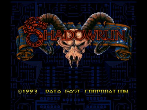 Used Data East 1993 Shadowrun Nintendo Super Famicom SNES FC