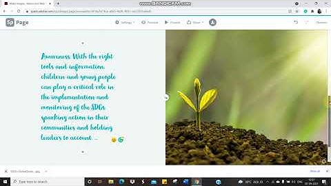 How to create a Webpage in Adobe Spark