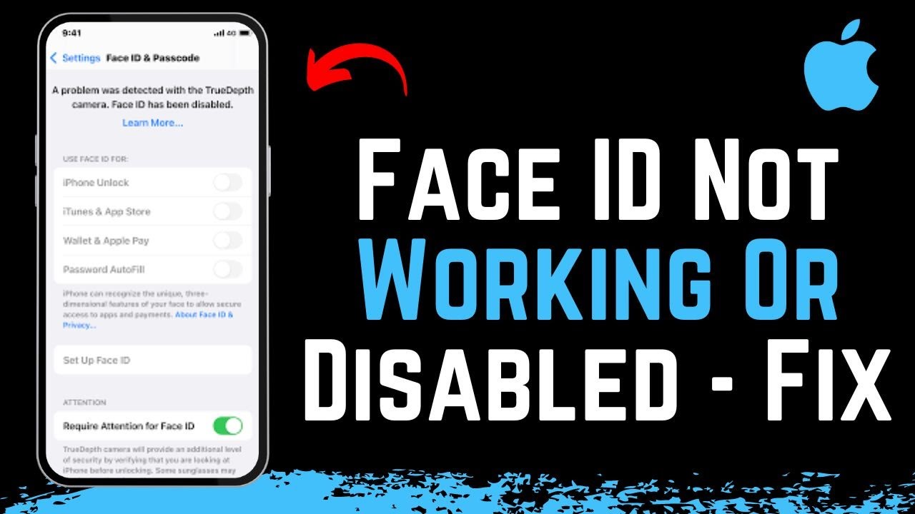 How to Fix Face ID Not Working/Has Been Disabled ! - YouTube