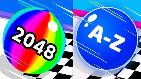 ✅️ Ball Run 2048 🆚️ AZ Run - All Levels Pro Game Mobile Walkthrough Video Gameplay ios,Android