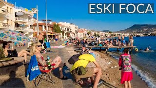 🇹🇷 İzmir Summer Guide: Visit Eski Foça - 4K Walking Tour🚶‍♂️