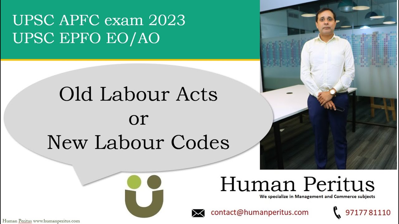 New Labour Code 2021 Upsc : Labour Laws in India, Four Labour Codes and ...