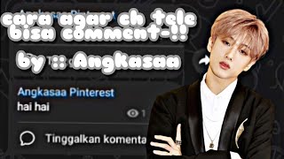 cara agar ch di telegram bisa comment | roleplay indonesia screenshot 5