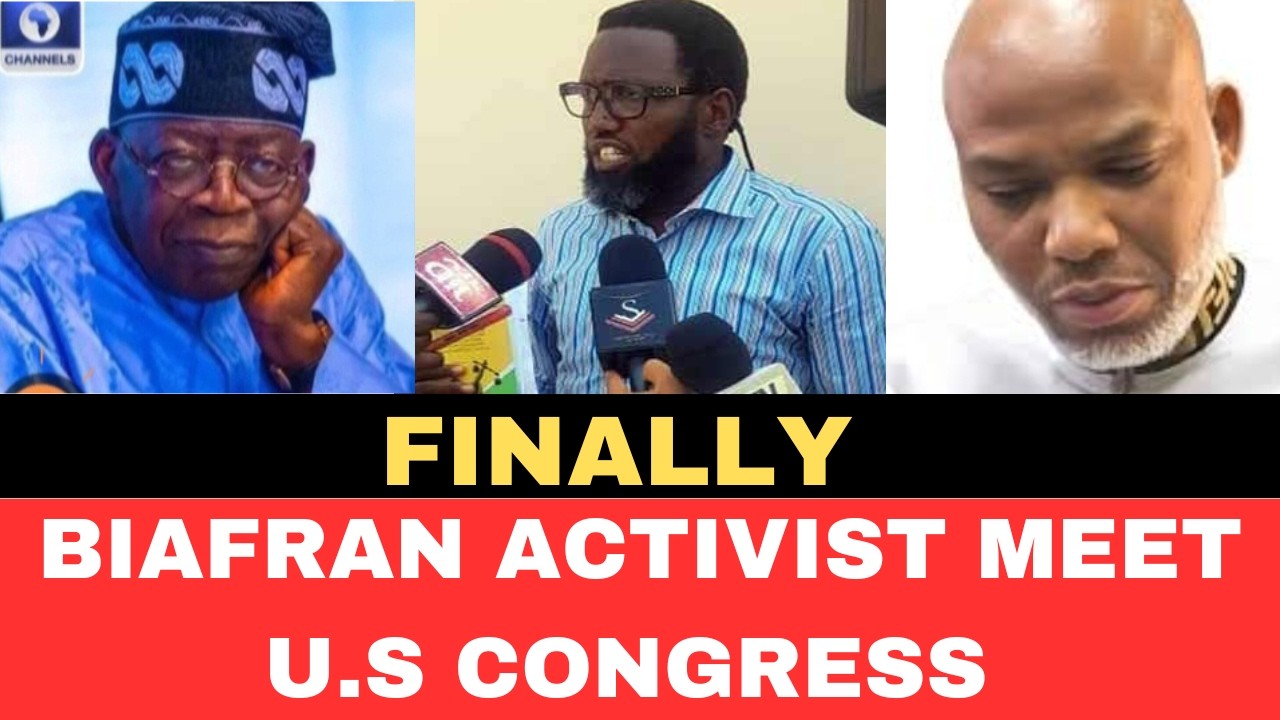 Biafran Activist meets with U.S Congressman over Biafra (SHOCKING)