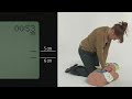 Performing cpr with real cpr help with the aed plus