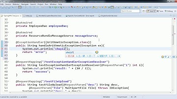 51  尚硅谷 佟刚 SpringMVC 异常处理 ExceptionHandler注解