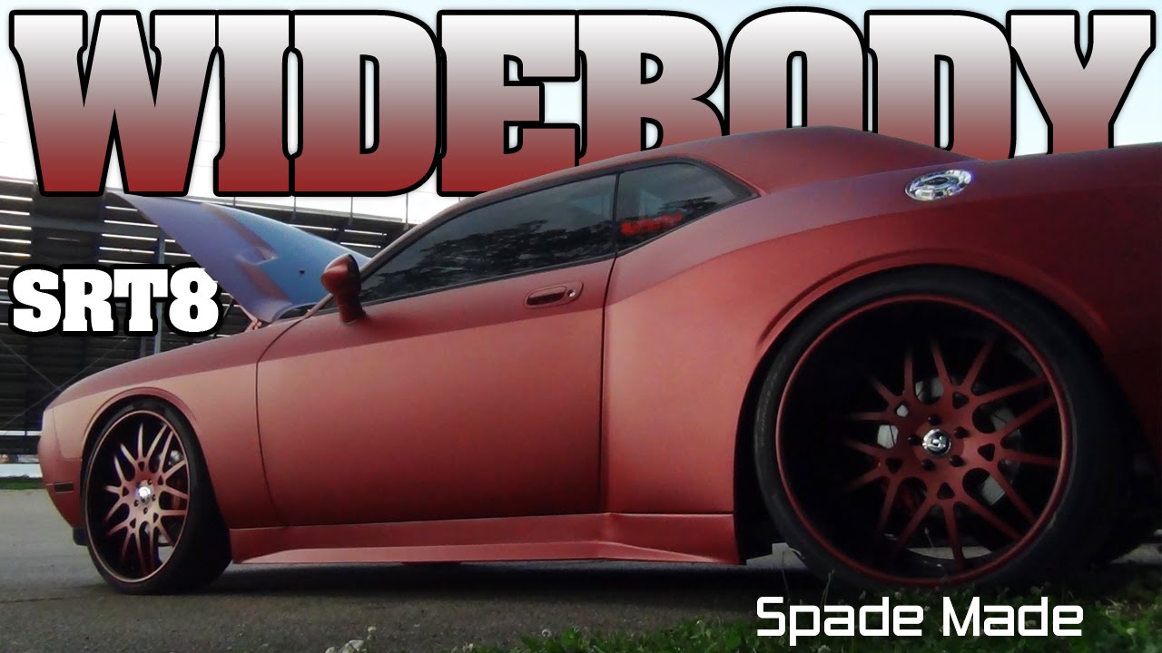 SPADE KREATIONS Widebody Challenger Srt8 on custom Wheels 2012