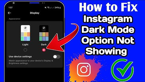 How to Fix Dark Mode Not Showing On Instagram Settings (Latest) | Instagram Dark Mode Not Showing