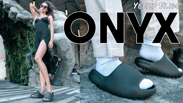 THE COLOR WE'VE BEEN WAITING FOR!  Yeezy Slide Onyx Review and How to Style