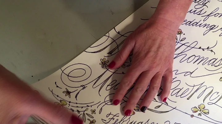 Fern Fold Wedding Invite Envelope