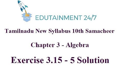 10th std Maths|Exercise 3.15 - 5|Graph of Variation|Algebra|TN Samacheer Syllabus 2020|Ex 3.15|Sum 5