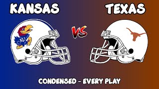 Texas vs Kansas 2023 Condensed
