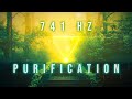 CELLULAR PURIFICATION 💚 Relaxing Music 8D (Solfeggio 741 Hz + Rain ASMR)