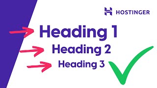 How to format Headings in Hostinger Website Builder for SEO
