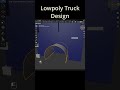 From Cube to Truck!  Blender 3D  #Shorts