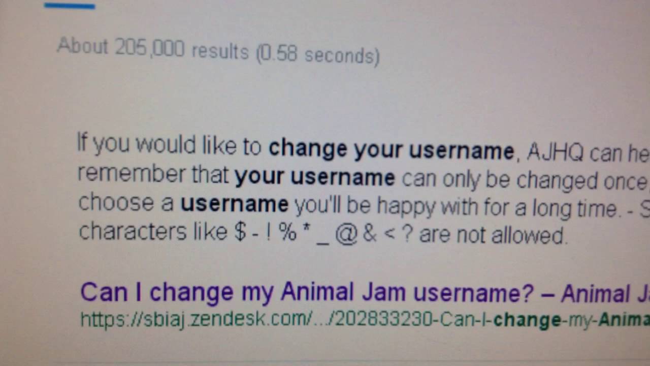 How to change your username in animal jam YouTube