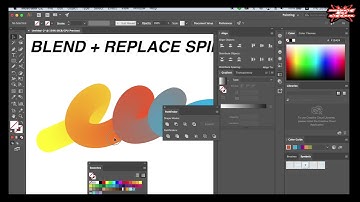 HOW TO | Blend + Replace Spine : illustrator